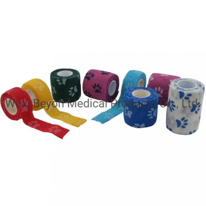 Non-Woven Cohesive Elastic Self-Adhesive Flexible Wrap Bandage